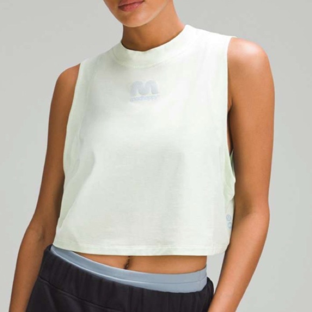 Lululemon x Madhappy All Yours Crop Tank Top Heathered Elixir Size 2